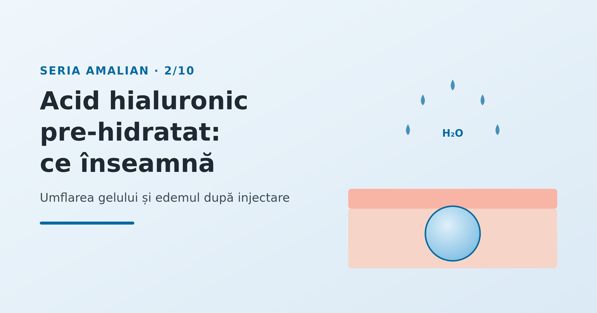 Ce înseamnă un acid hialuronic pre-hidratat și de ce contează - imagine reprezentativă
