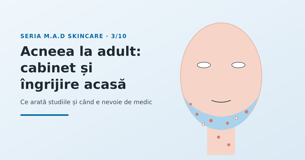 Acneea la adult: tratamente profesionale și îngrijire acasă - imagine reprezentativă