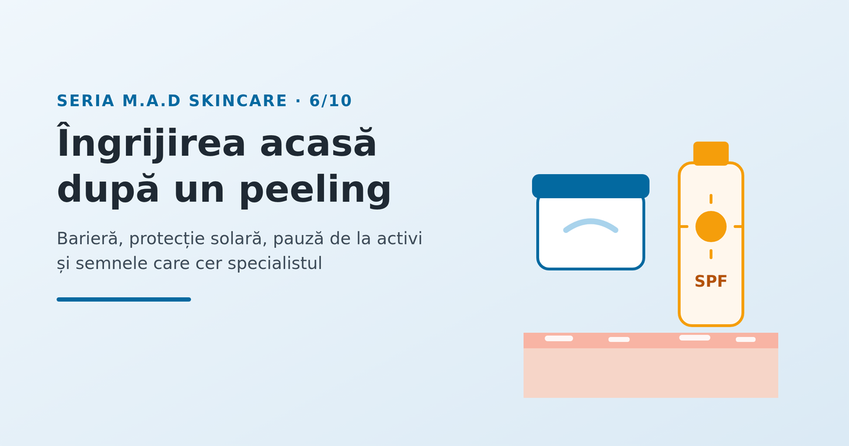 Îngrijirea acasă după un peeling: ce se recomandă și de ce - imagine reprezentativă