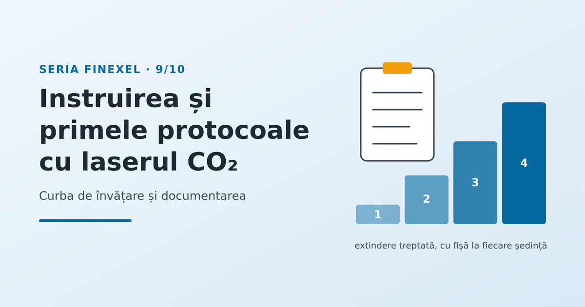 Instruirea și primele protocoale cu laserul CO₂ - imagine reprezentativă