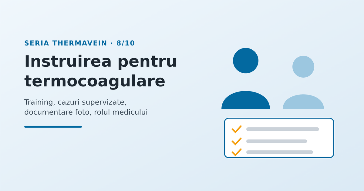 Instruirea pentru termocoagulare: ce trebuie să știe echipa - imagine reprezentativă