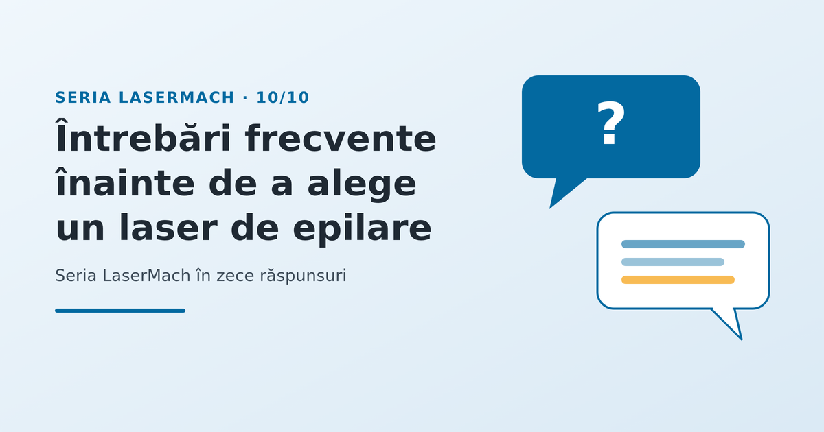 Întrebări frecvente înainte de a alege un laser de epilare - imagine reprezentativă