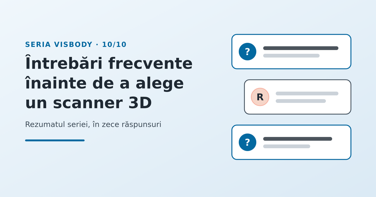 Întrebări frecvente înainte de a alege un scanner corporal 3D - imagine reprezentativă