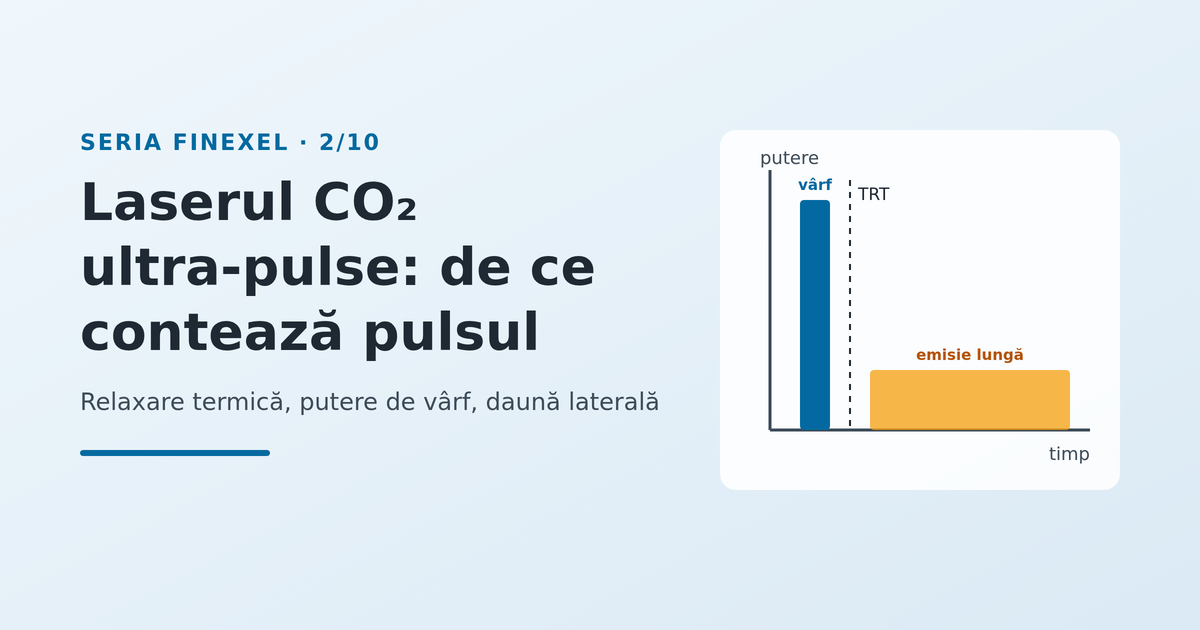 Tehnologia ultra-pulse la laserul CO₂: de ce contează durata pulsului - imagine reprezentativă