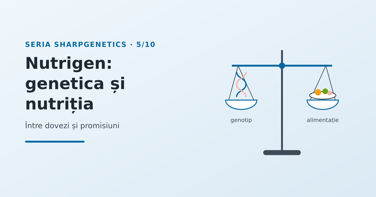 Nutrigen: genetica și nutriția, între dovezi și promisiuni - imagine reprezentativă