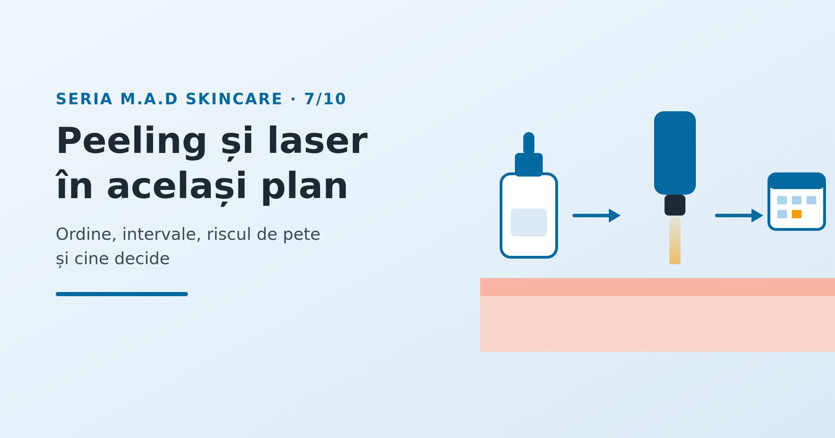 Peelingul și laserul în același plan: ordine, intervale și precauții - imagine reprezentativă