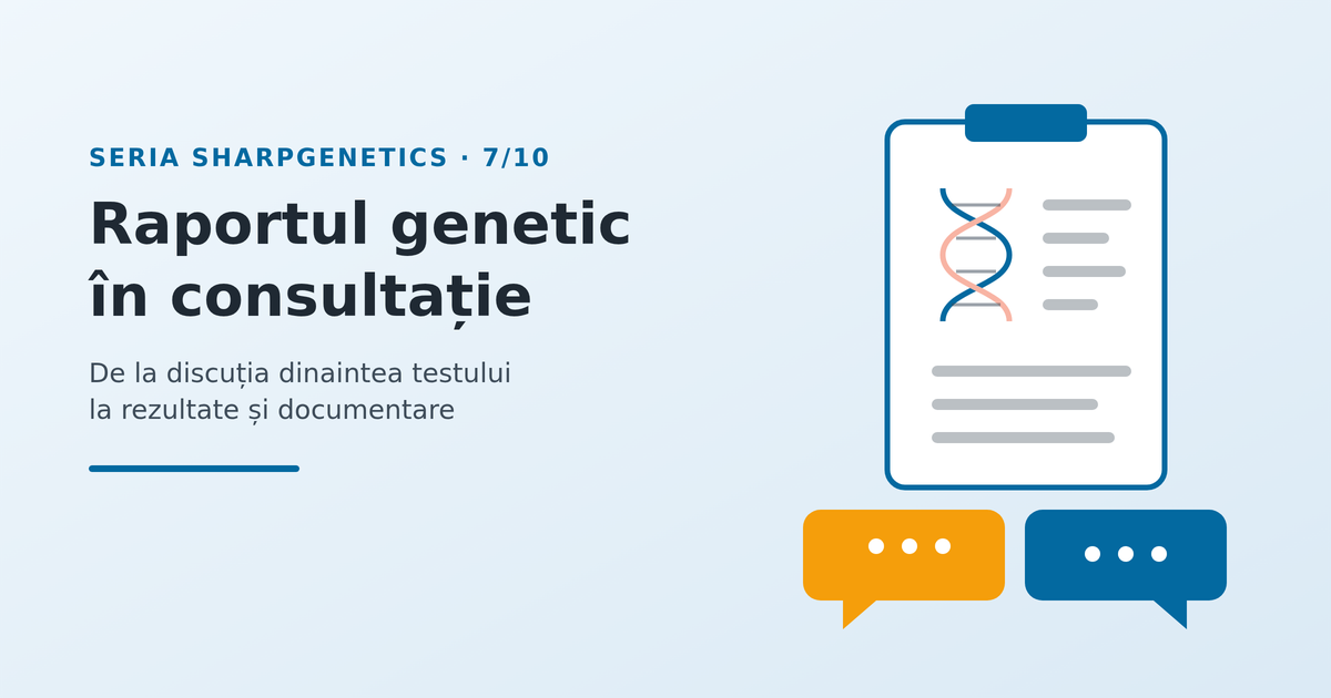 Cum se integrează un raport genetic în consultație - imagine reprezentativă