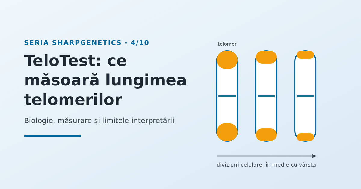 TeloTest: ce măsoară telomerii și ce nu spun despre îmbătrânire - imagine reprezentativă