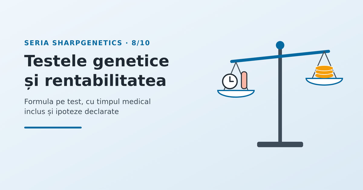 Testele genetice în clinica estetică: cum se calculează rentabilitatea - imagine reprezentativă